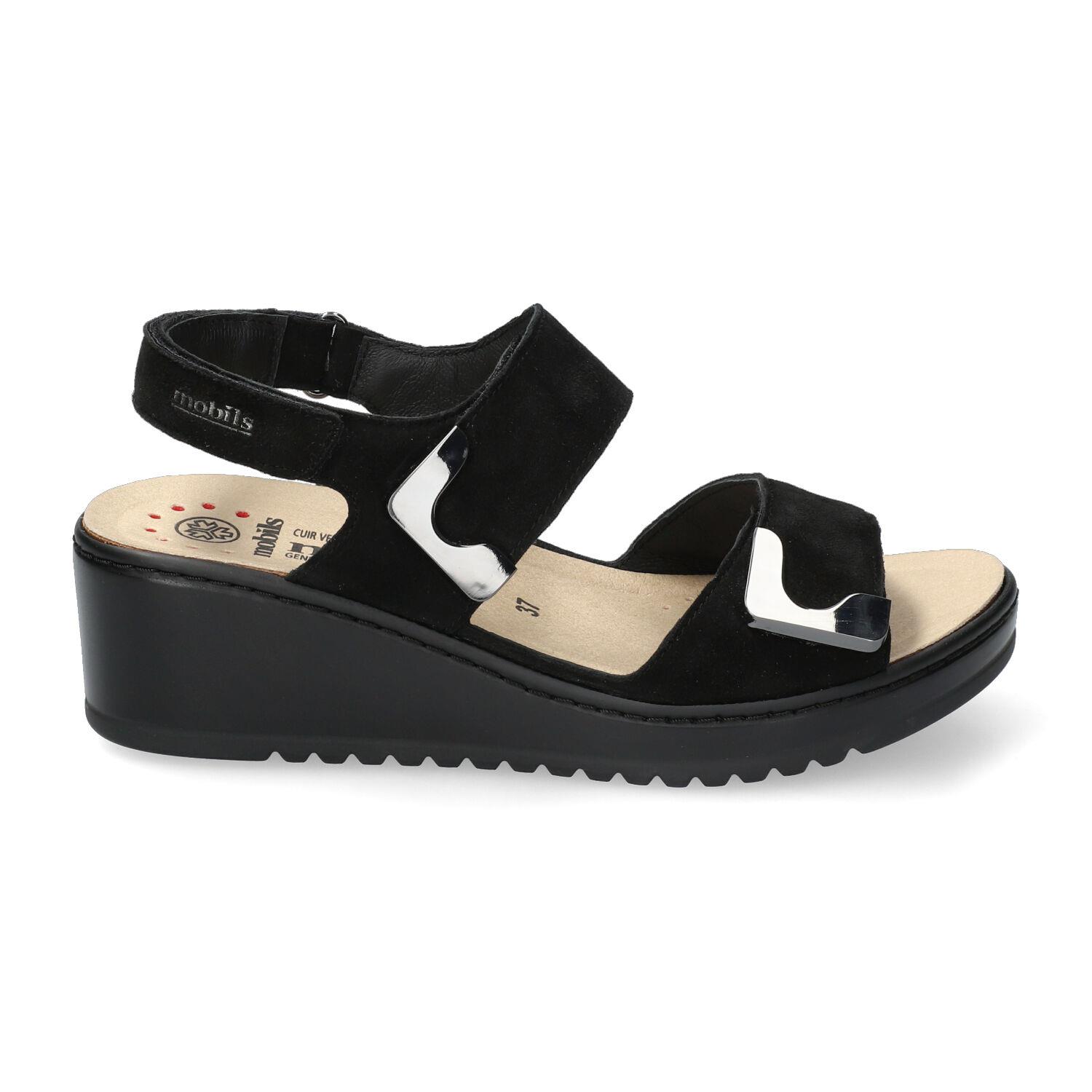 sandales femme modèle Nawel Noir - Mephisto